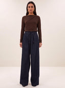 Wide-leg pantalon sef