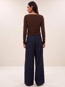 Wide-leg pantalon sef