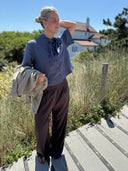 Gestreepte broek celin