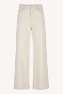 Ecru wide leg jeans lina rw pant