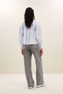 Lichtblauwe blouse sarah short
