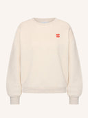 Beige sweater met print lili