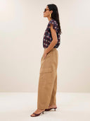 Cargo broek matcha