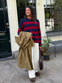Rood gestreepte pullover gigi