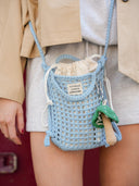 Blauwe funky bag CJ x Marie Marie