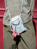 Blauwe funky bag CJ x Marie Marie