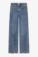 Blauwe loose fit jeans