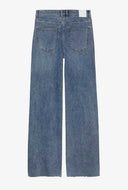 Blauwe loose fit jeans