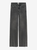 Donkergrijze loose fit jeans