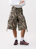 Camo cargo shorts
