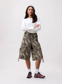 Camo cargo shorts