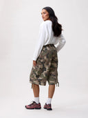 Camo cargo shorts
