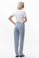 Lichtblauwe barrel fit jeans
