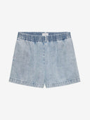 Lichtblauwe denim shorts