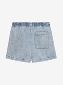 Lichtblauwe denim shorts