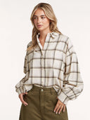 Geruite blouse dilan