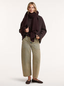 Bruine teddy jacket elle