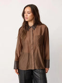 Bruine blouse kawacc
