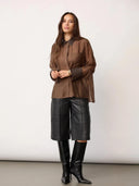 Bruine blouse kawacc