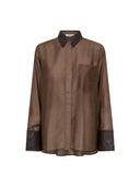 Bruine blouse kawacc
