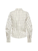 Off-white geruite blouse bisocc