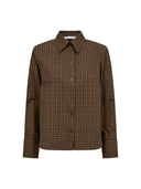 Bruine padded blouse teffacc