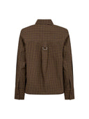 Bruine padded blouse teffacc