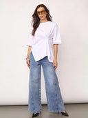Asymmetrisch t-shirt medaxcc