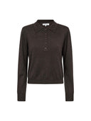 Fijngebreide polo knit corycc