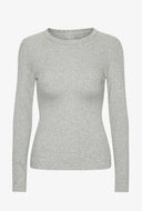 Organic longsleeve met rib