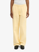 Lichtgeel straight leg sweatpants