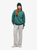 Lichtgrijze straight leg sweatpants