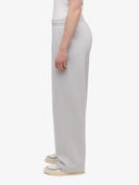 Lichtgrijze straight leg sweatpants