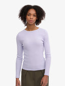 Organic longsleeve met rib