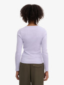 Organic longsleeve met rib