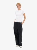 Aangesloten t-shirt met rib