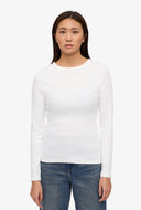 Organic longsleeve met rib