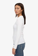 Organic longsleeve met rib