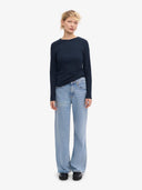 Organic longsleeve met rib