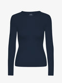 Organic longsleeve met rib