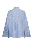 Blauw gestreepte blouse anicacc