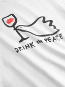 Wit t-shirt met opdruk vadstena