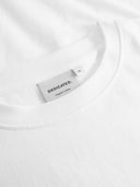 Wit t-shirt met opdruk vadstena