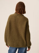 Groene wollen trui burma