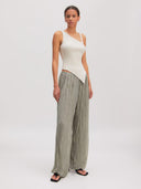 Asymmetrisch gebreide top coralie