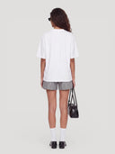 Wit asymmetrisch t-shirt sora
