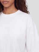 Wit asymmetrisch t-shirt sora