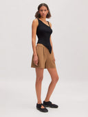 Asymmetrisch gebreide top coralie