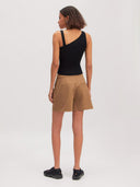 Asymmetrisch gebreide top coralie