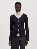 Zwarte cardigan davi